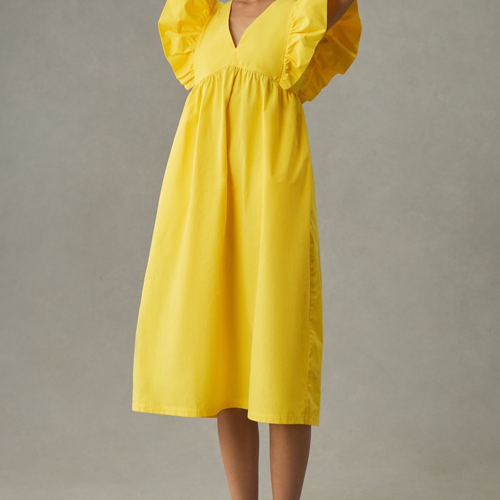 Maeve Sunny Yellow Midi Dress